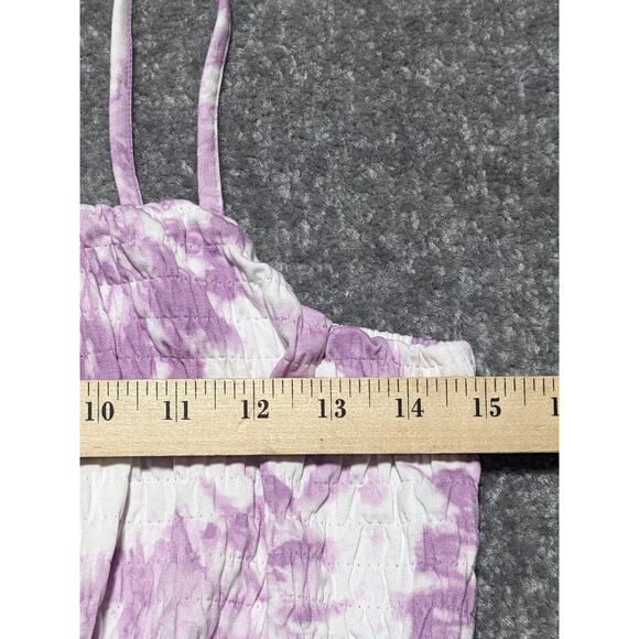 32 Degrees Cool Maxi Dress‎ Girls Size L 14/16 Purple Smocked Sleeveless Lined - Picture 11 of 13